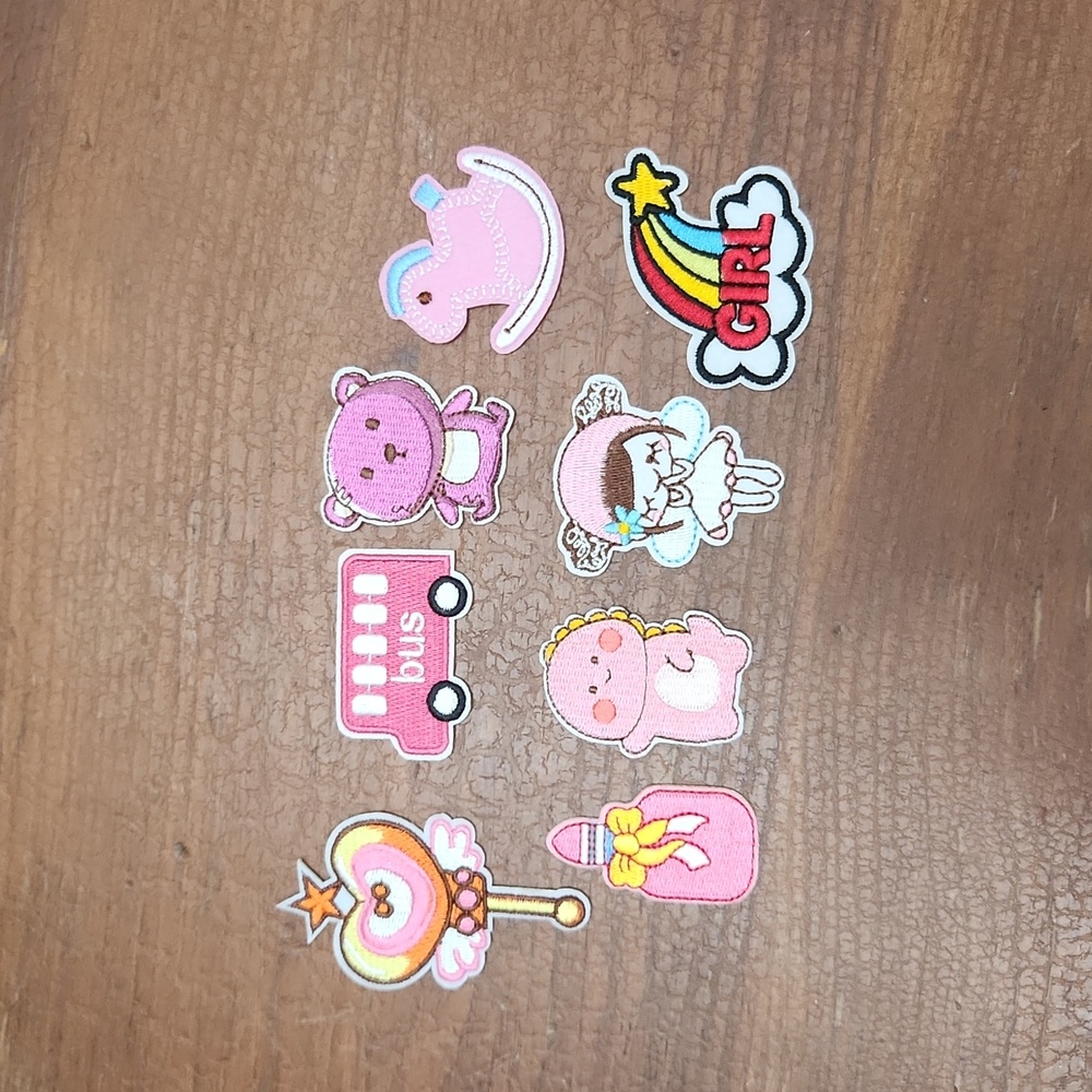 Children's iron-on patches